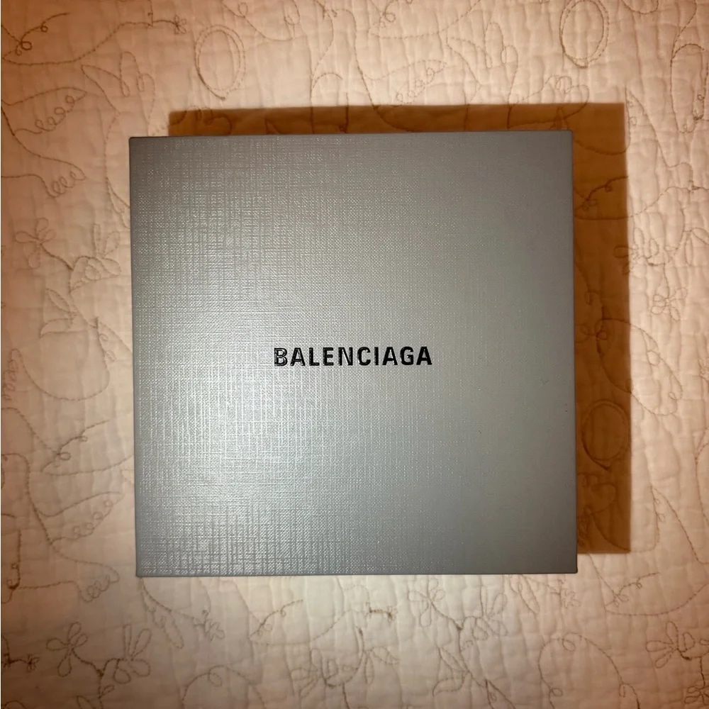 Balenciaga Black Croc Zip Wallet - Picture 2 of 4